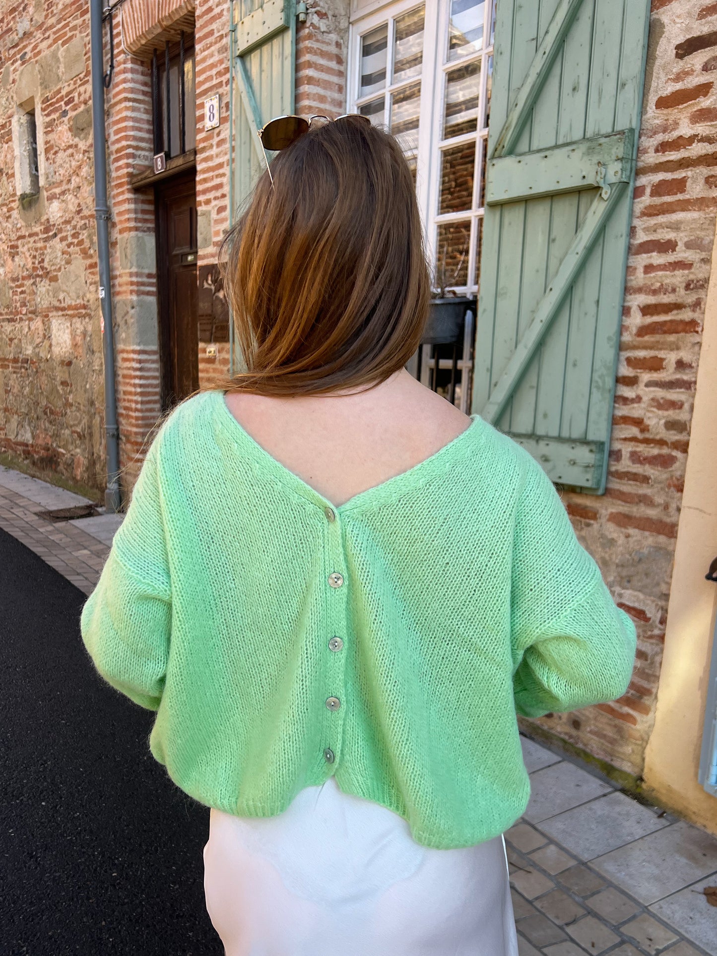 Gilet ALBA vert pomme