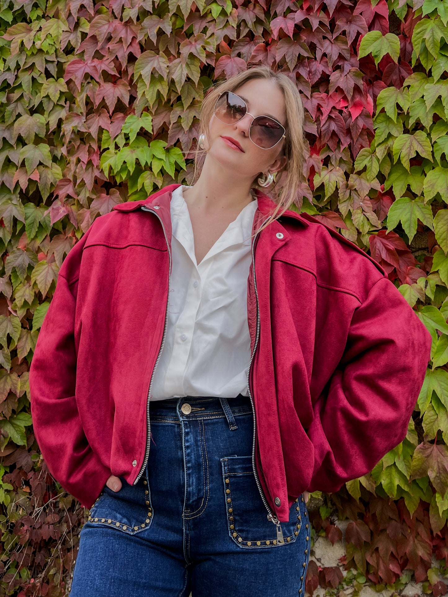 Veste ANNA bordeaux