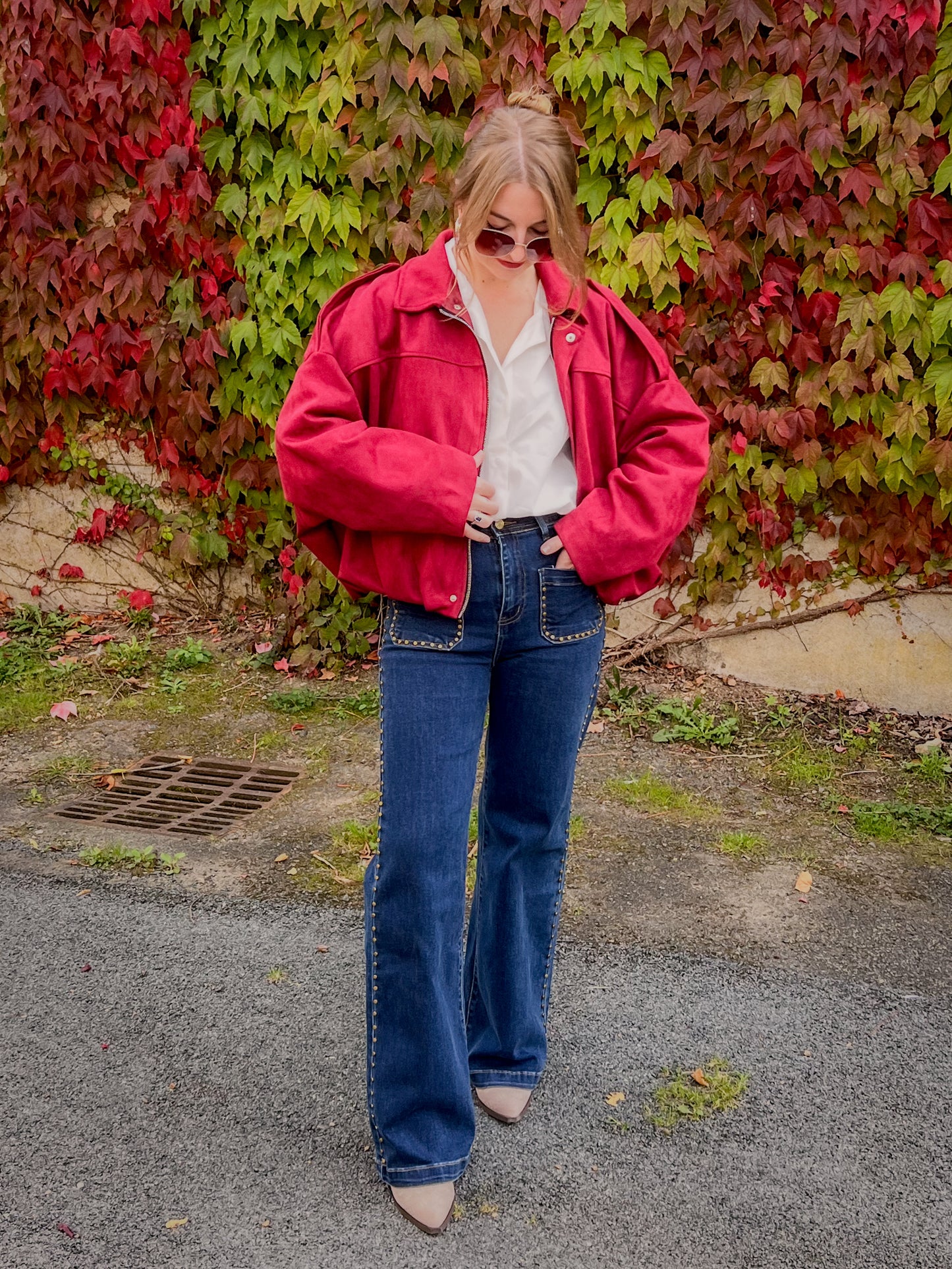 Veste ANNA bordeaux