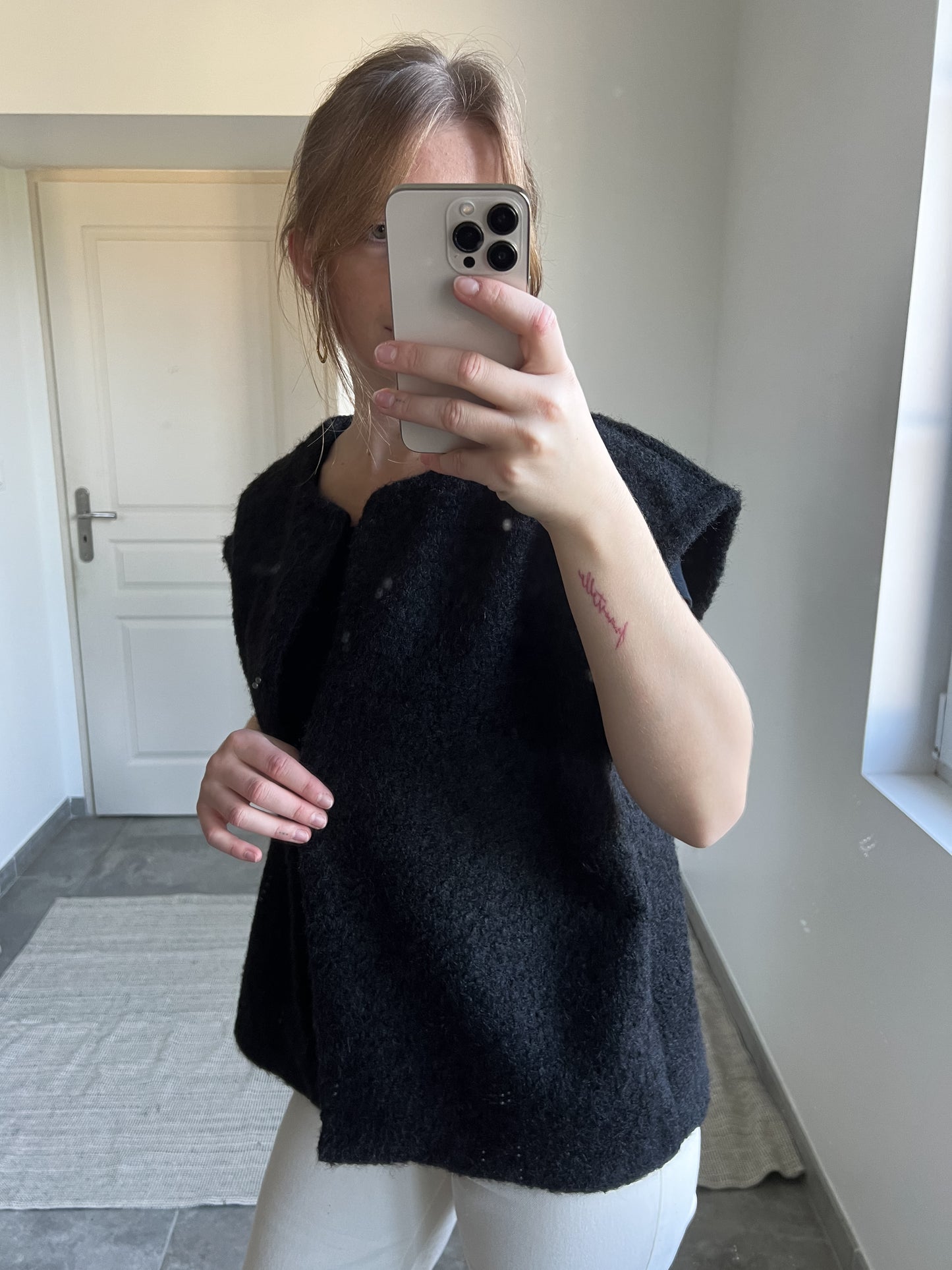 Gilet sans manche SASHA noir