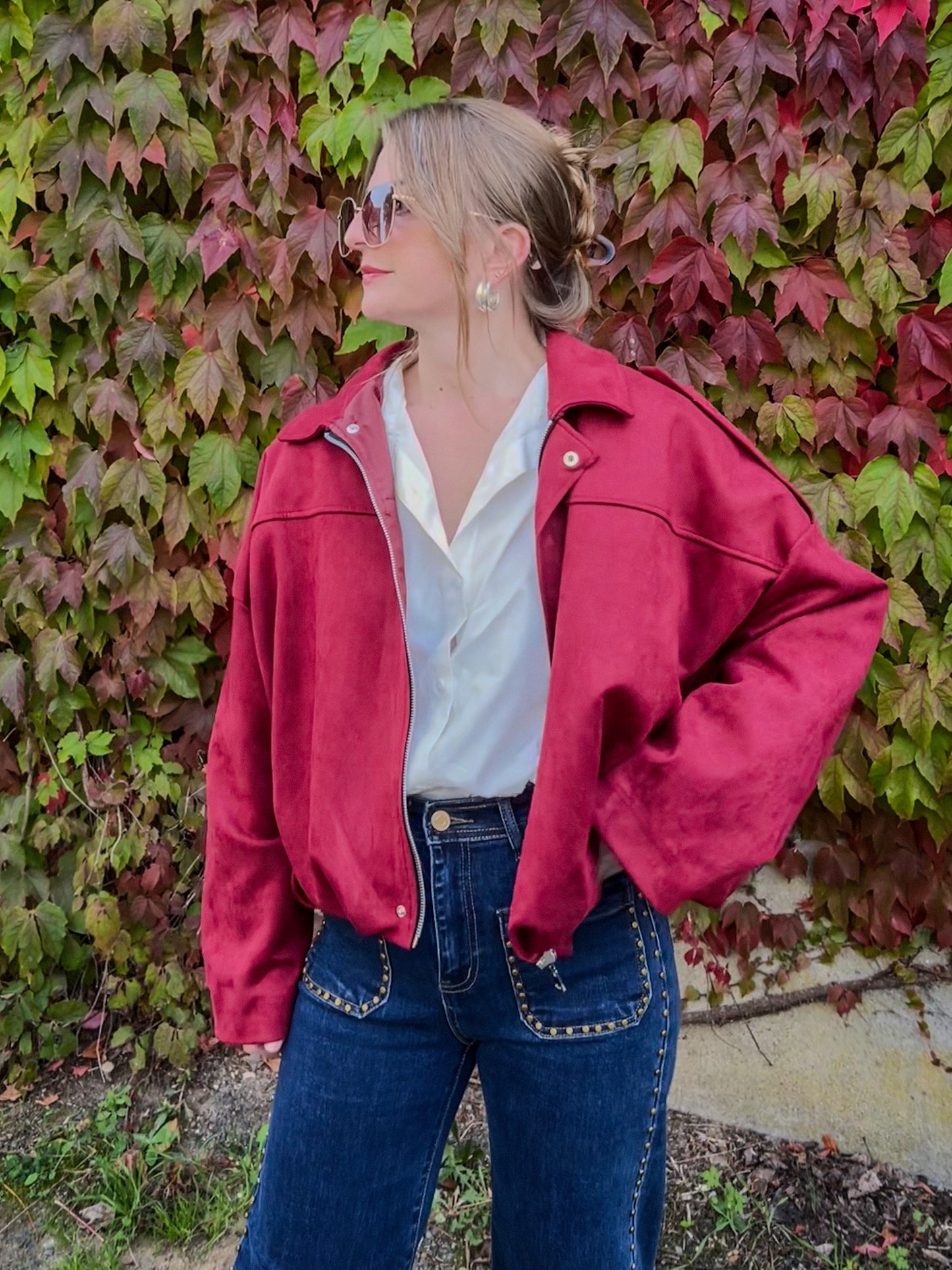 Veste ANNA bordeaux