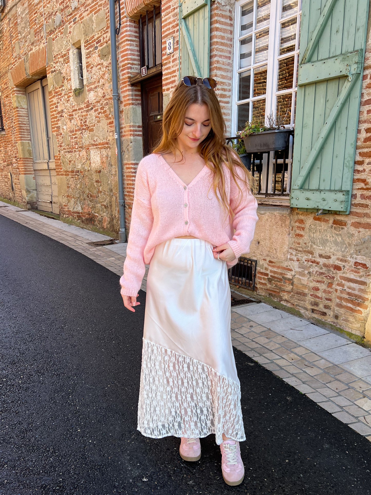 Gilet ALBA rose pale