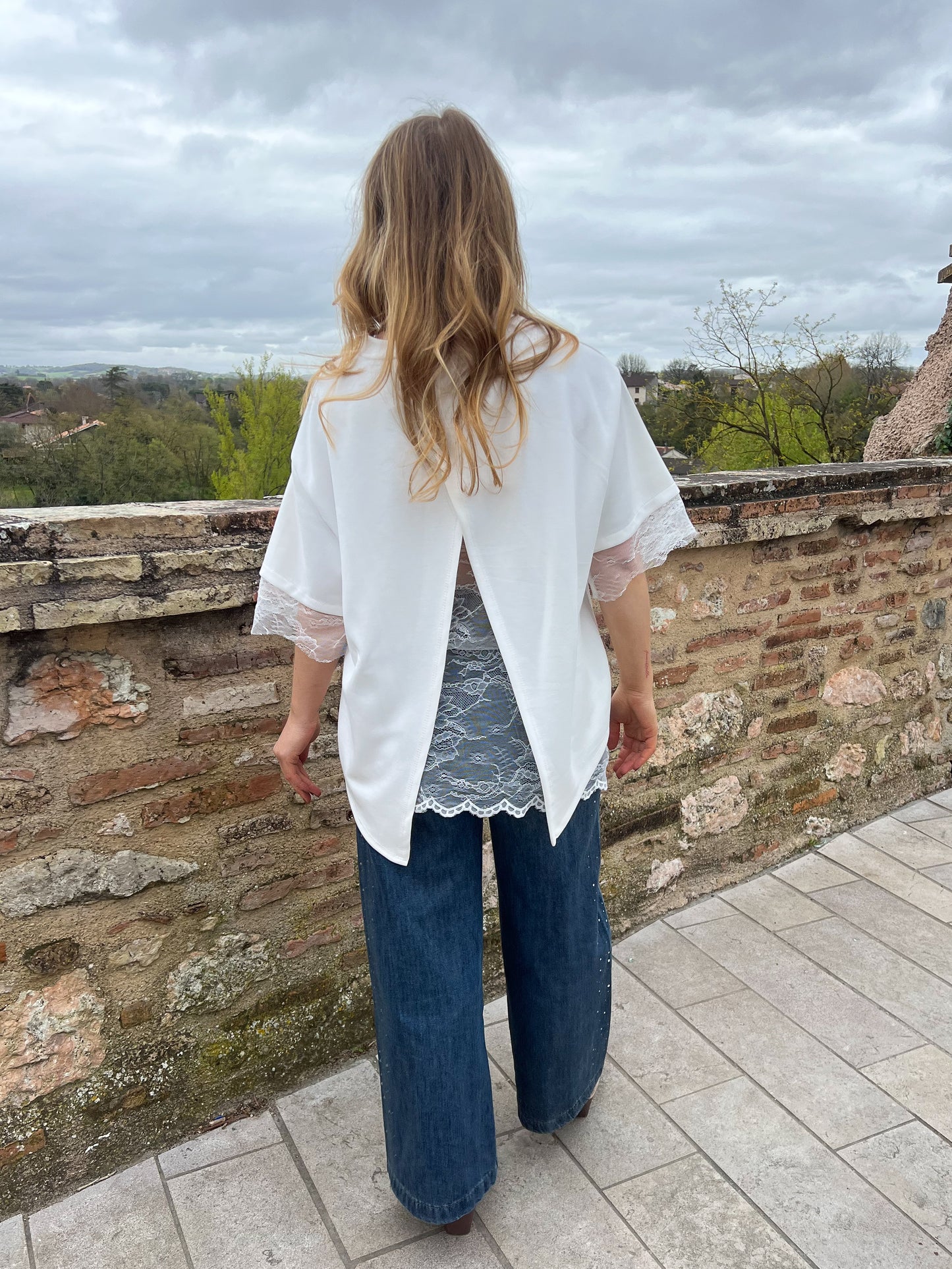 T-shirt dentelle LINA