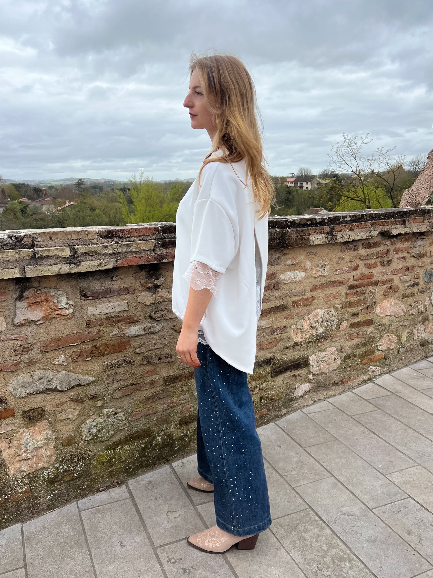 T-shirt dentelle LINA