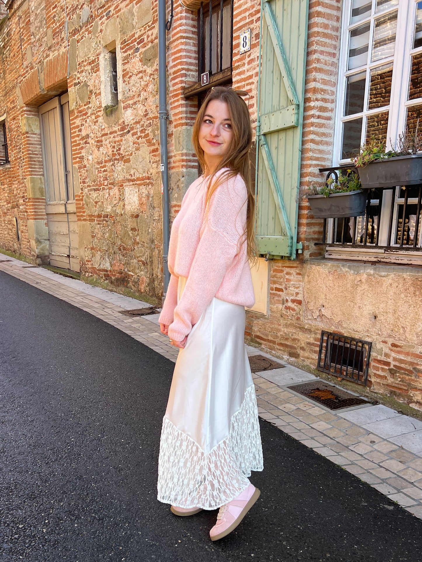 Gilet ALBA rose pale