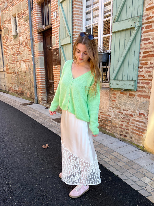 Gilet ALBA vert pomme