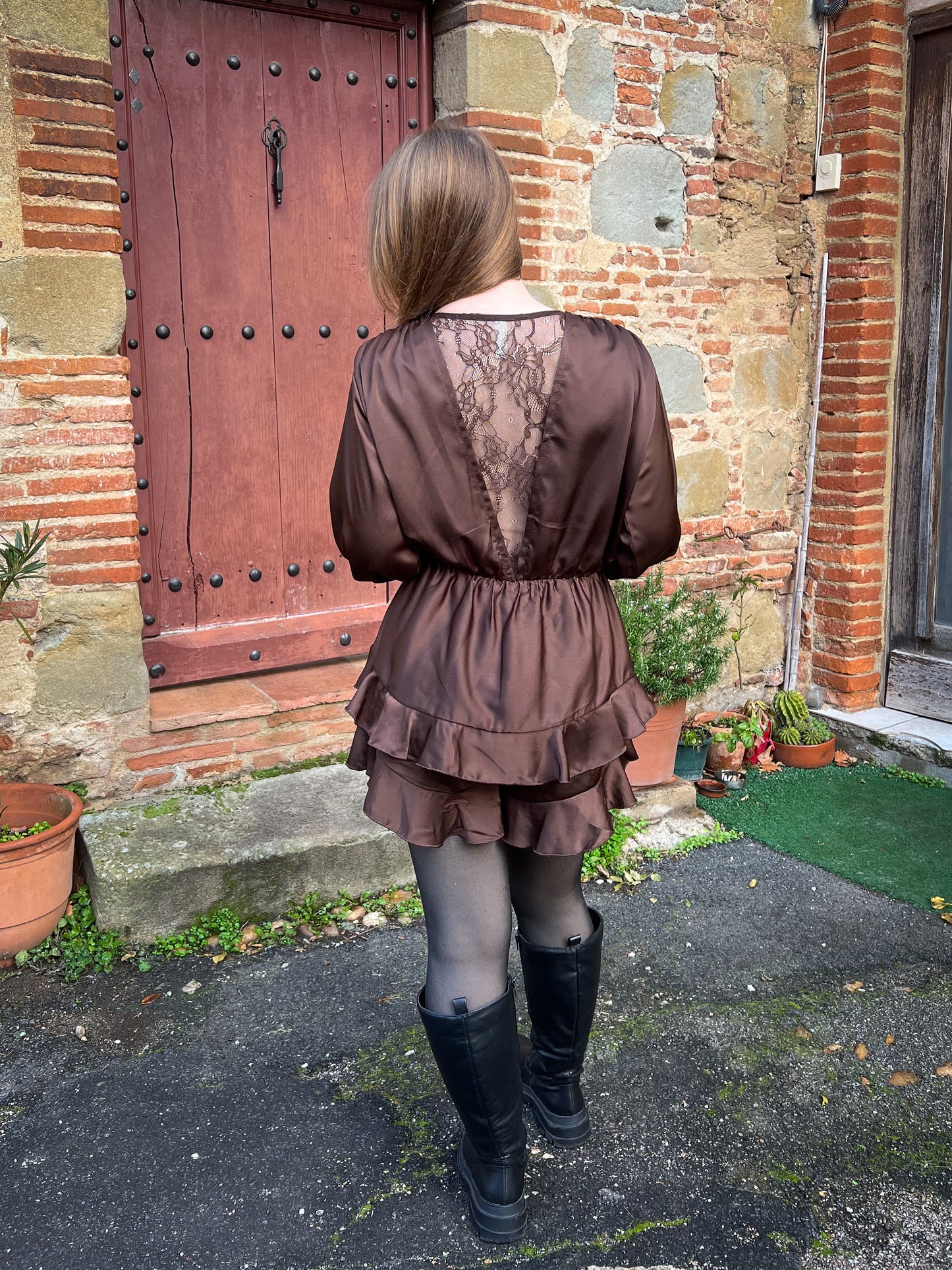 Combishort dentelle CHARLOTTE