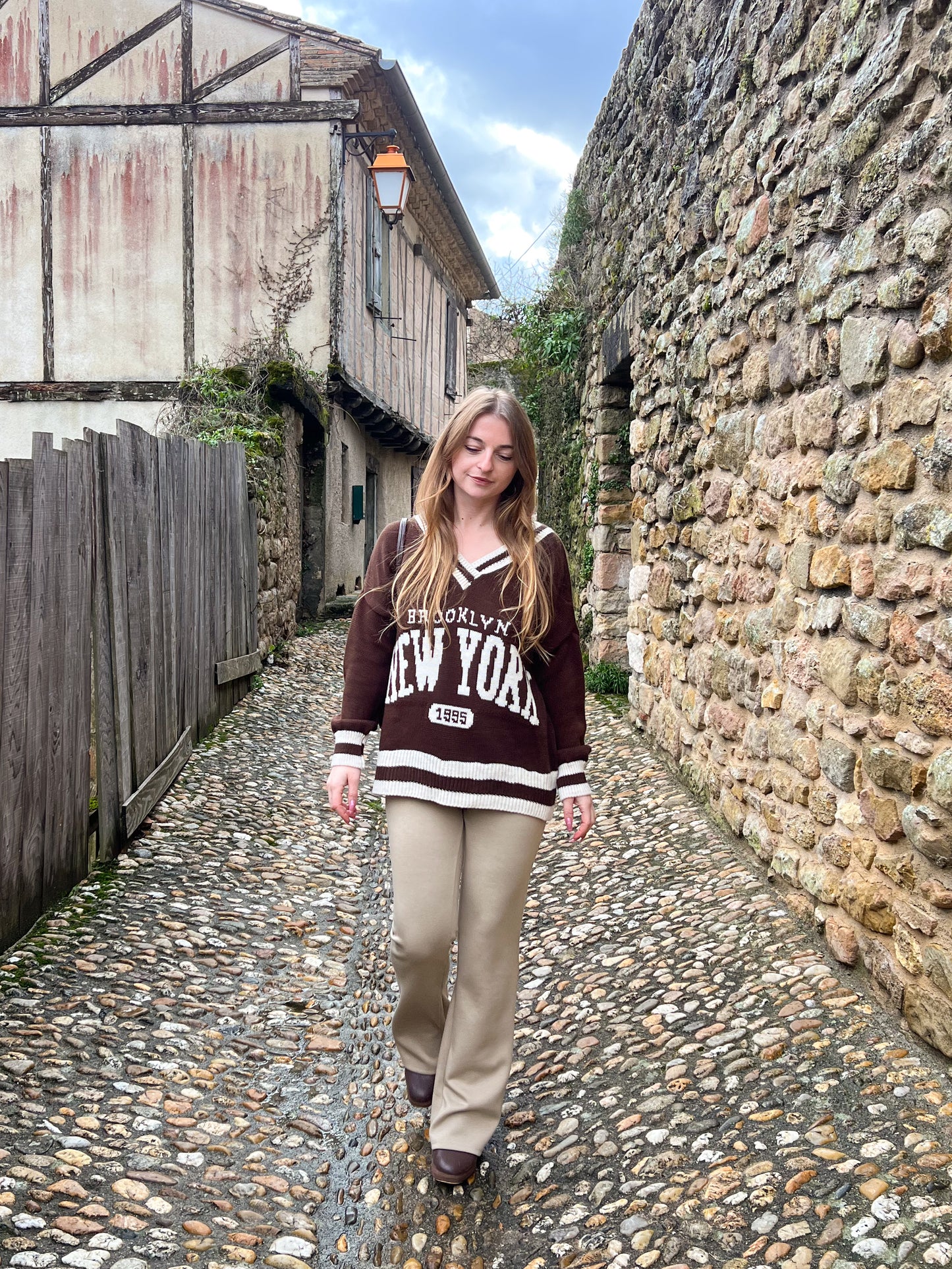 Pantalon JENNA beige