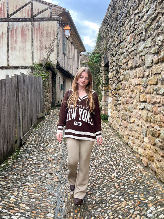 Pantalon JENNA beige